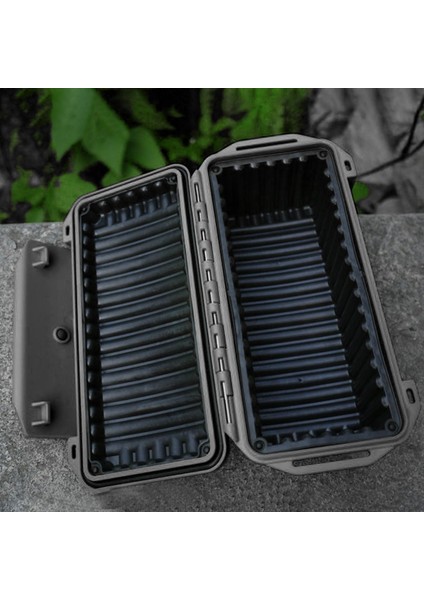 Su Geçirmez Takım Kutusu Kap Kilitlenebilir Taşıma Kasası Hava Geçirmez Depolama Çantası Siyah 200X98X82MM indirimleri