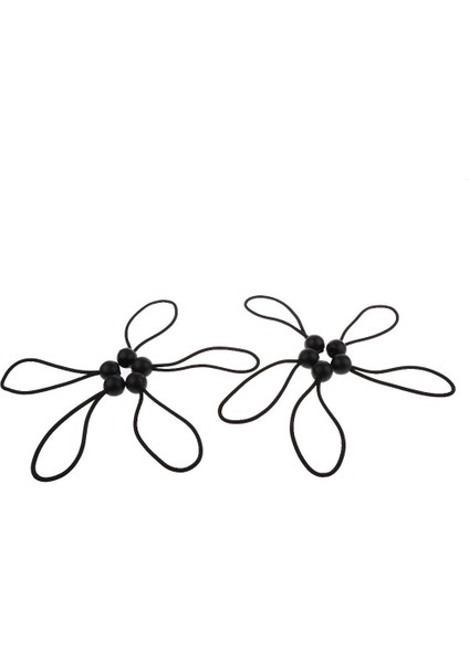 10PCS 162MM/6.3 "ball Bungee Kablo Kayışı Kanopi Siyah modelleri