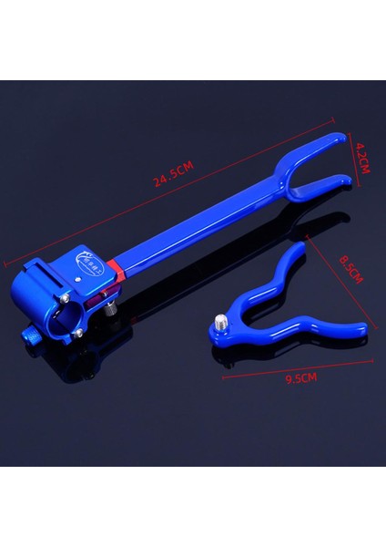 Blesiya Alüminyum Alaşım Balıkçı Çubuk Tutucu Braket Sazan Balıkçılık Kutbu Dinlenme Mavi modelleri