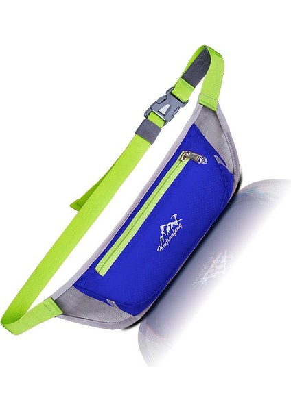 Su Geçirmez Naylon Bel Çantası Açık Hava Koşu Tırmanma Spor Kemeri Koyu Mavi fiyatları