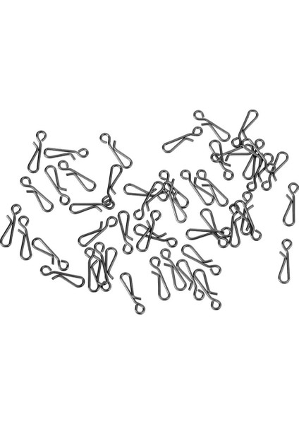 50 Adet Asılı Snap B Balıkçılık Döner Namlu Balıkçılık Konnektörü Aksesuarları 0#