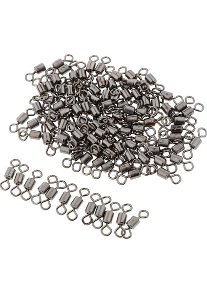 100 Pcs Balıkçılık Yatağı Rulo Döner Katı Konektör fırsatları