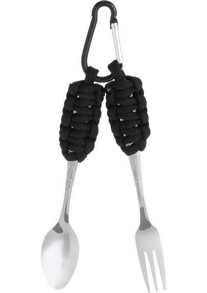 Paslanmaz Çelik Set Kamp Açık Hava Yürüyüş Piknik Karabiner Kolay, 16 x 4.5cm Siyah modelleri