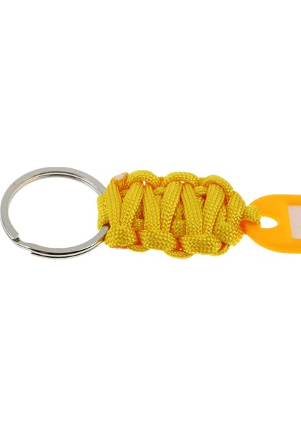 Açık Kamp Kampı Keydek Keychain Carabiner Hayatta Kalma Kiti Sarı fırsatları