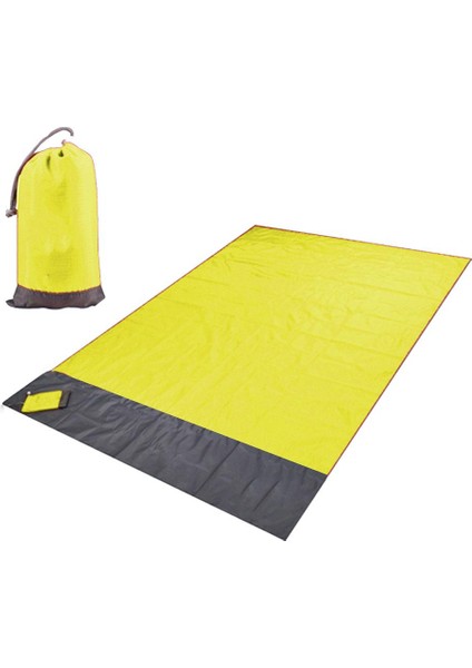Plaj Battaniye Su Geçirmez Piknik Sayfası Paspas Hızlı Kurutma Halı Sarı fiyatları