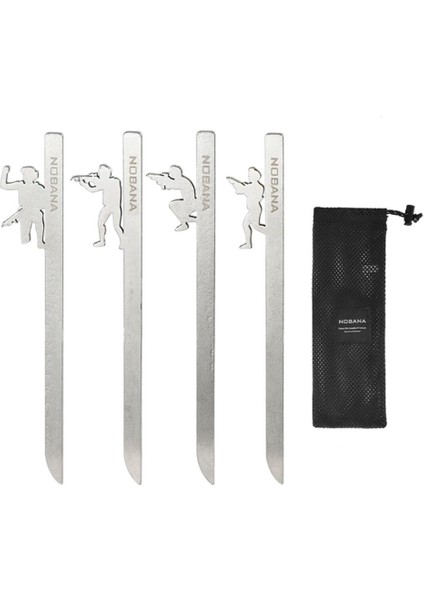 4pcs Ağır Hizmet Tipi Bahis Çiviler Gezi Için Zemin Kanopi Ipi