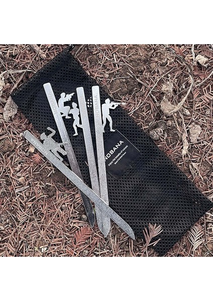 4pcs Ağır Hizmet Tipi Bahis Çiviler Gezi Için Zemin Kanopi Ipi