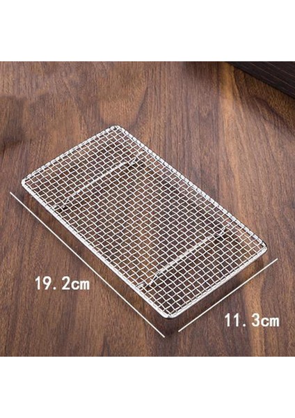Paslanmaz Çelik Barbekü Izgara Net Izgara Tencere Rafı Kavurma Aracı Yapışmaz Dikdörtgen indirimleri