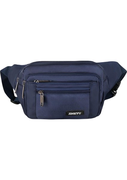 Fanny Pack Bel Çanta Seyahat Kalça Koşusu Moda Paketi Ayarlanabilir Kemer Mavi
