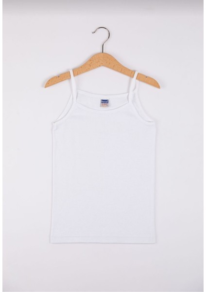 2520 Berrak Kız Çocuk Ribana Mat Biyeli Ip Askılı Atlet 6 Lı fiyatları