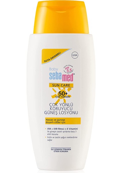 Sun Care Bebek Güneş Koruyucu Losyonu Spf 50 150 ml