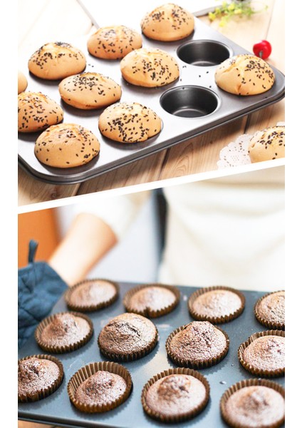 Muffin Kek Kalıbı 12 Bölmeli