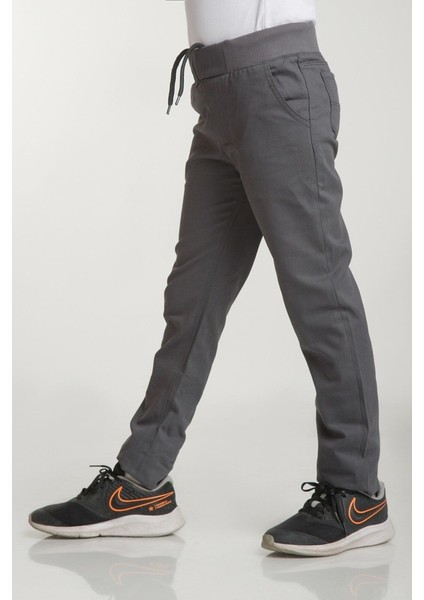 Okul Pantolonu Lastikli Ribana Bel Kanvas Çocuk Pantolonu fiyatları