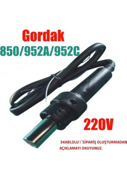 Gd 850 952A 952C Için Yedek Hava Üfleme Kolu (3 Kablolu)