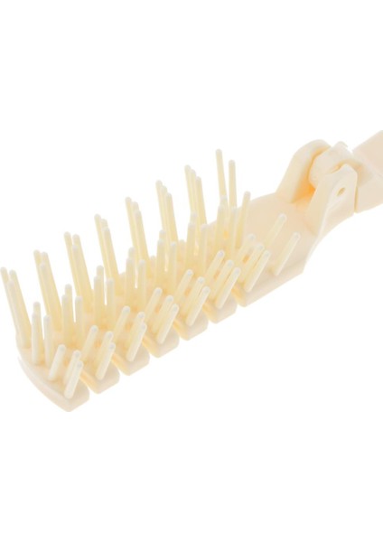 Plastik Çift Başlıklı Katlanabilir Düz Ince Tavuk Hafif Saç Kesme Makas Araçları Kiti (Yurt Dışından)