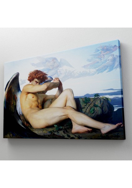 Alexandre Cabanel Fallen Angel's Eyes Kanvas Duvar Tablosu, Klasik Tablo fiyatları