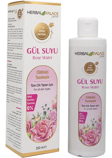 Herbal Palace Gül Suyu %100 SAF 200ML