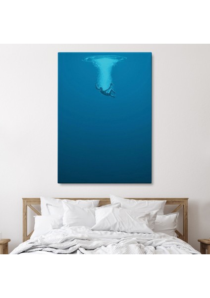 Denize Düşen Çocuk Kanvas Tablo, "herkes Yüzerken Boğulmak Gibidir." fiyatları