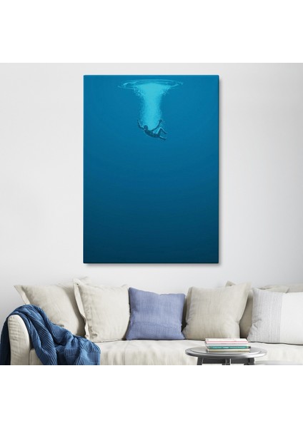 Denize Düşen Çocuk Kanvas Tablo, "herkes Yüzerken Boğulmak Gibidir." modelleri