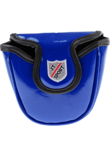Kafatası Golf Mallet Putter Head Cover Koruyucu Çanta ve Kapatma Mavi (Yurt Dışından)