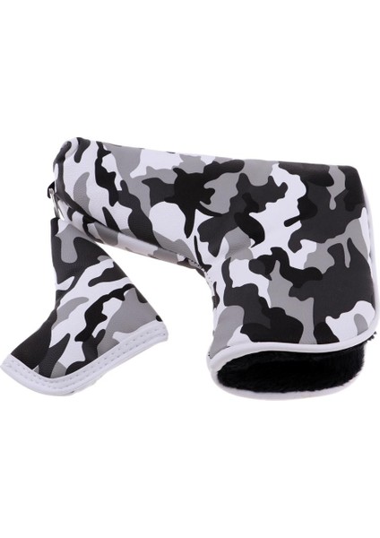 Premium Golf Putter Club Head Sleeve Headcover Koruyucu Yedek Gri (Yurt Dışından) modelleri