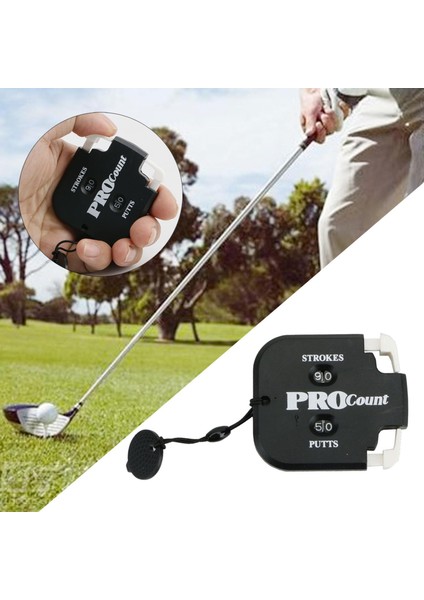 Golf Skoru Sayacı Anahtarlık Strok Putt Kaleci Golf Kulübü Aksesuar Siyah Beyaz (Yurt Dışından) modelleri