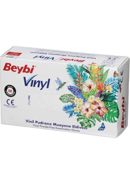 Mdr Vinyl Eldiven Pudrasız Büyük (L) - 100 Adet