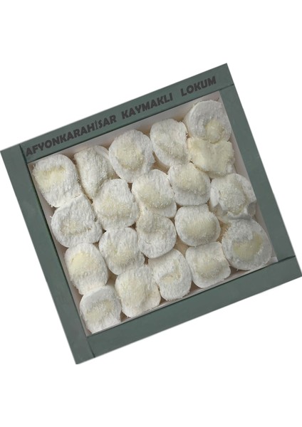 Lezzetli Taze Afyon Manda Kaymaklı Lokum 1.5 kg