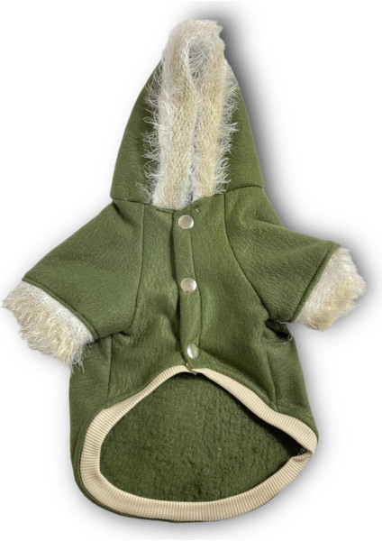 Furry Cream Kapşonlu Sweatshirt Ceket Kedi Süeteri Kıyafeti fiyatları