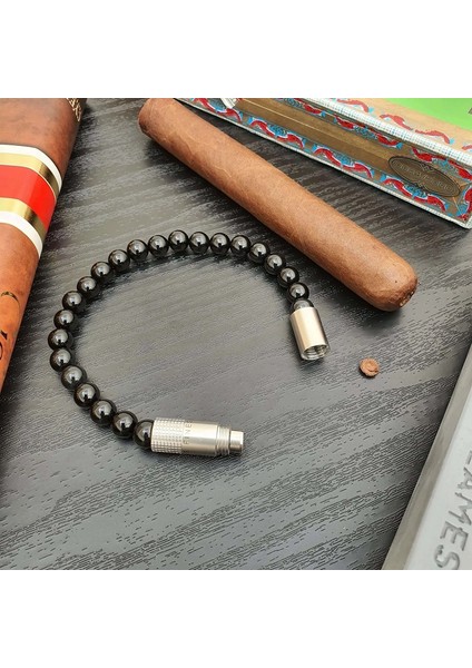 Punch Bileklik Steel Oniks 8 mm - S modelleri