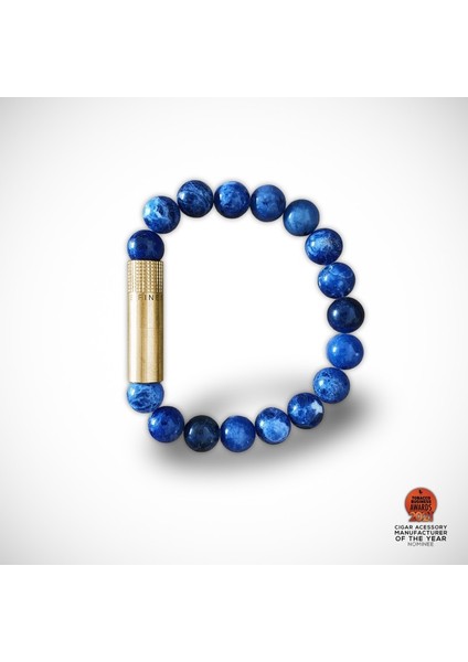 Punch Bileklik Brass Sodalit - S