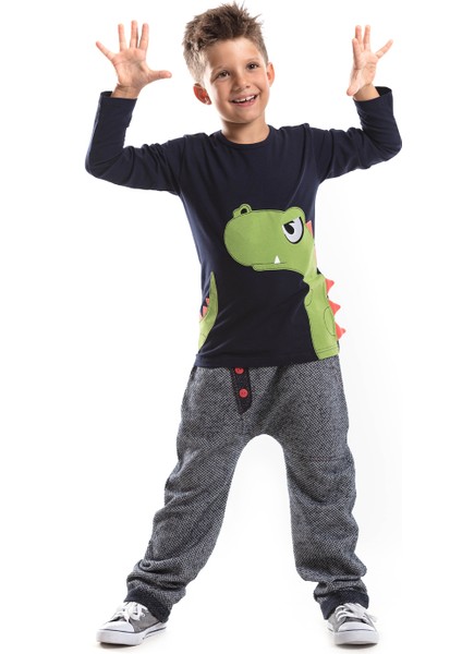 Dino Moe Erkek Çocuk T-shirt Pantolon Takım