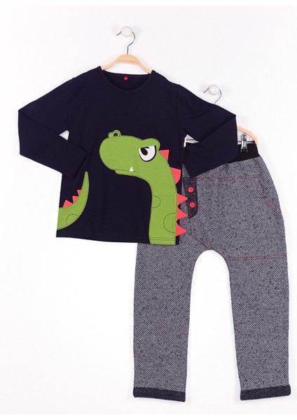 Dino Moe Erkek Çocuk T-shirt Pantolon Takım