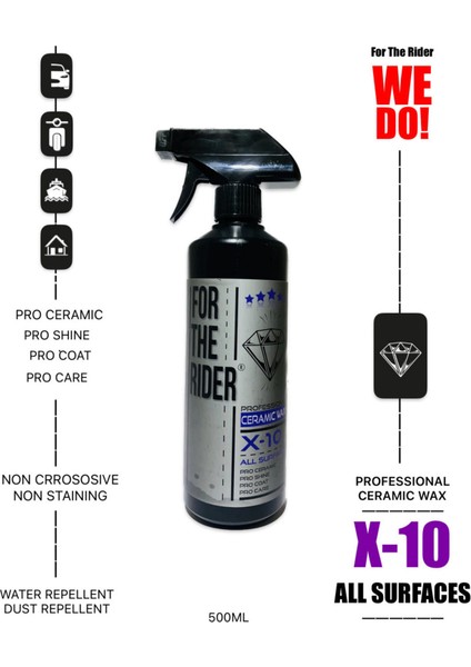 Fortherider X-10 Ceramic Wax All Surfaces (Üstünparlaklık ve Koruma) fiyatları