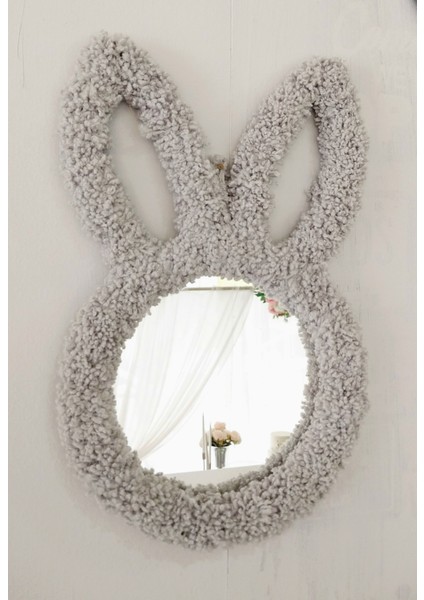 Dekoratif Gri Tavşan Ayna fiyatları