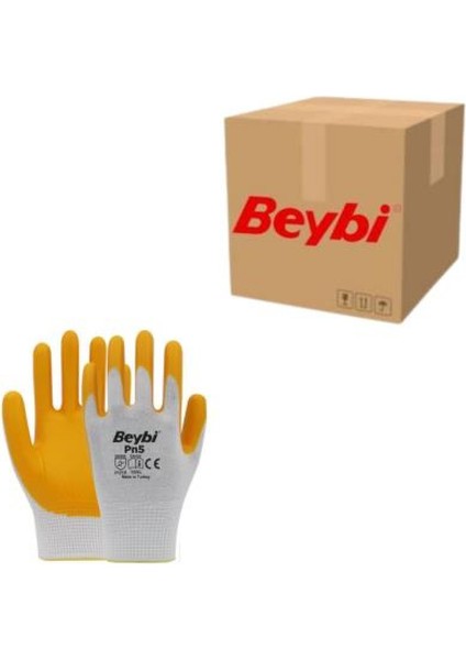 PN3 Nitril Sarı İş Eldiveni NO: 10 288 Çift (1 Koli)