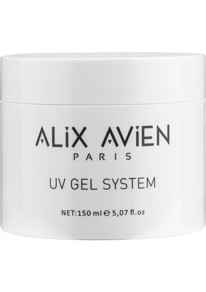 UV Gel System - UV Protez Tırnak Jeli Şeffaf 150 ml
