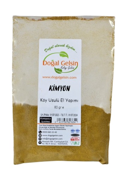 Doğal Gelsin Kolay Gelsin Kimyon 80 gr