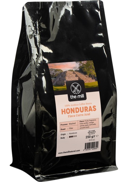 The Mill Honduras Finca Cerro Azul Çekirdek Kahve 250 gr