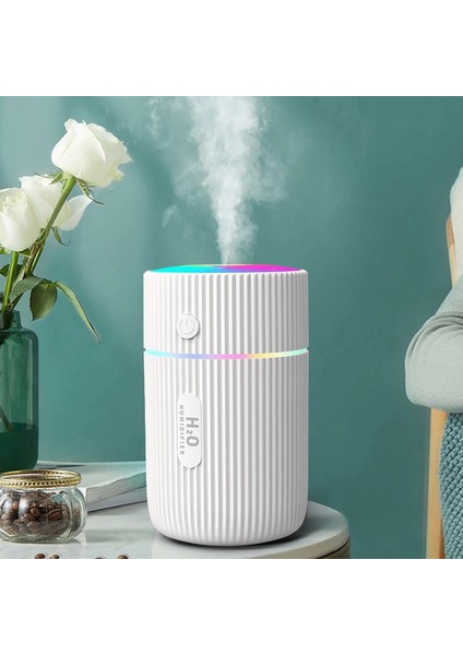 H2O Humidifier Yeni Işıklı Ulrasonik Hava Nemlendirici Buhar Makinesi ve Aroma Difüzörü
