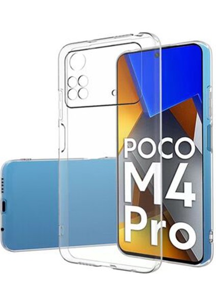 Xiaomi Poco M4 Pro Uyumlu Tıpalı Şeffaf Seri Arka Koruma