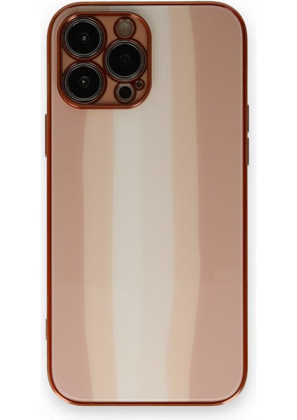Apple iphone 13 Pro Max Uyumlu Lazer Pastel Arka Koruma