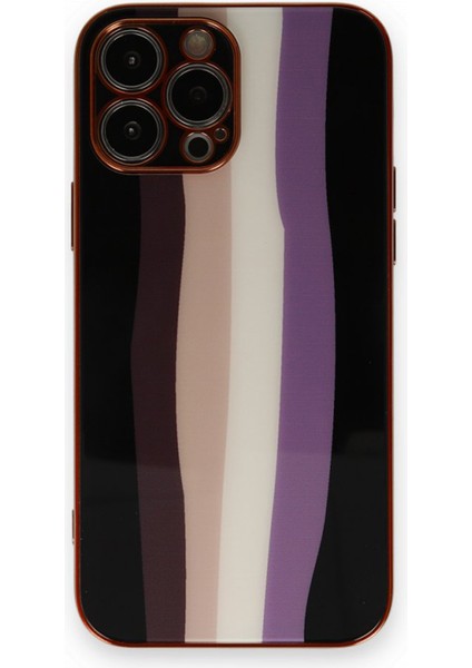 Apple iphone 13 Pro Max Uyumlu Lazer Pastel Arka Koruma