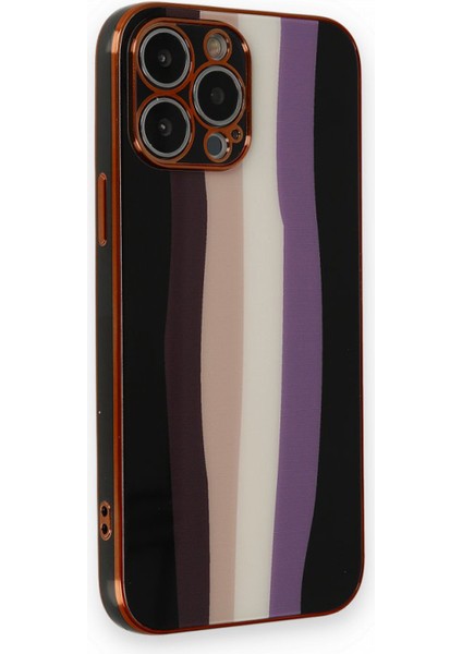 Apple iphone 13 Pro Max Uyumlu Lazer Pastel Arka Koruma