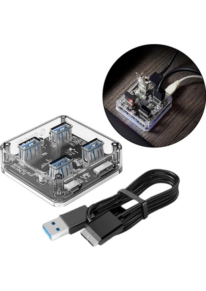 Dizüstü Bilgisayar Multiport Adaptörü 100 cm. Kablo (Yurt Dışından)