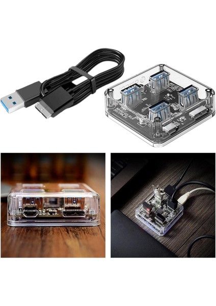 Dizüstü Bilgisayar Multiport Adaptörü 100 cm. Kablo (Yurt Dışından)