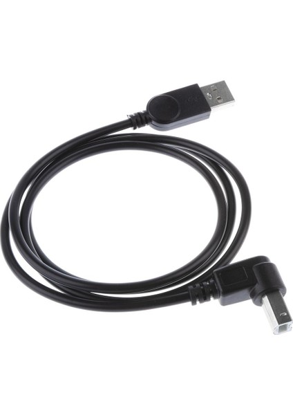 90 ° Up Açısı USB 2.0 Erkek - Kablo Dönüştürücü Uzatma Yazıcısı (Yurt Dışından)