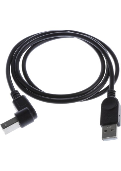 90 ° Up Açısı USB 2.0 Erkek - Kablo Dönüştürücü Uzatma Yazıcısı (Yurt Dışından)