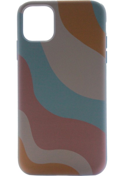 Apple iPhone 11 Kılıf Biskuvi Resimli Liquid 3D Desenli Kapak