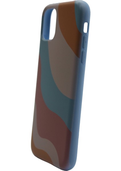 Apple iPhone 11 Kılıf Biskuvi Resimli Liquid 3D Desenli Kapak